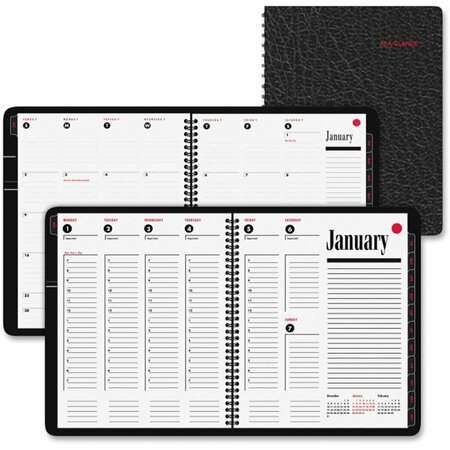 AT-A-GLANCE Weekly & Monthly Appointment Book 800 Range, Simulated Leather - Black AT464842